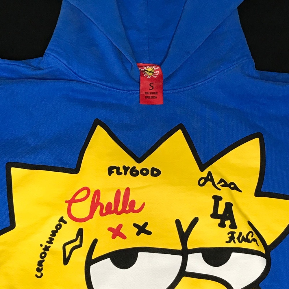 Griselda Westside Gunn Blue FlyGod Super LISA Hoodie Small - Picture 2 of 9